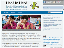 Tablet Screenshot of handinhandk12.org